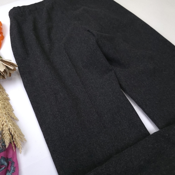 Banana Republic Wool Trousers Charcoal  Sz 8 - Picture 8 of 9